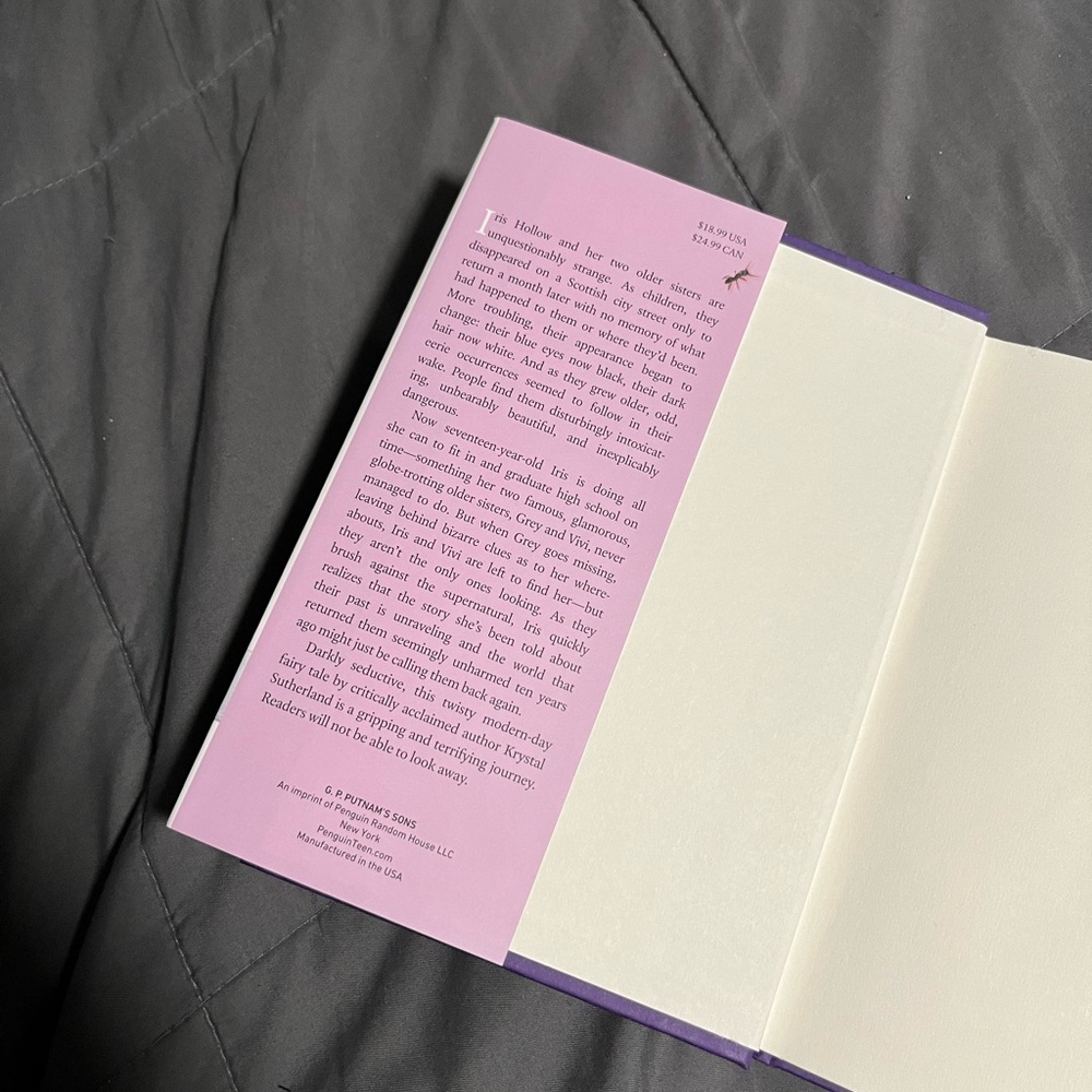 house of hollow by krystal sutherland hardcover book - Picture 4 of 4